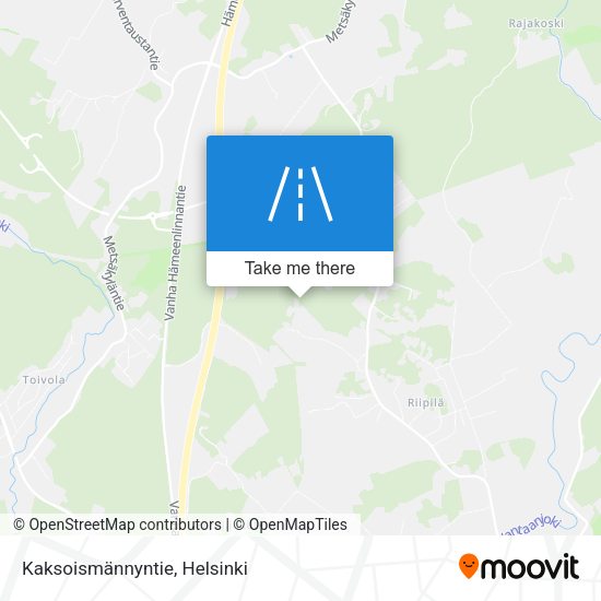 Kaksoismännyntie map