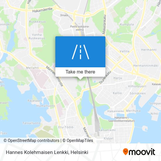 Hannes Kolehmaisen Lenkki map