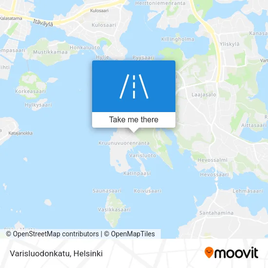 Varisluodonkatu map