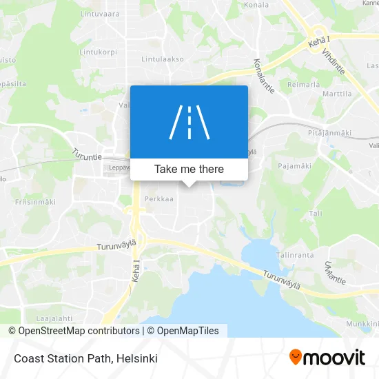 Coast Station Path map