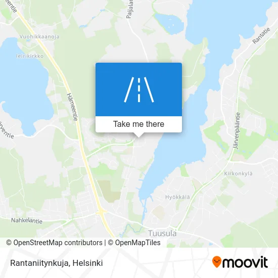 Rantaniitynkuja Lane map