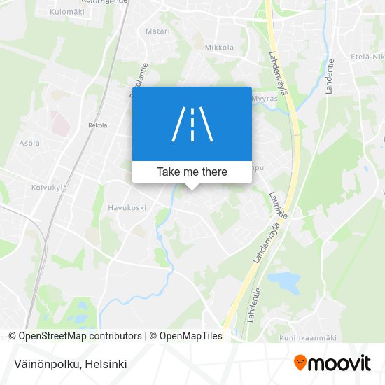 Väinönpolku map