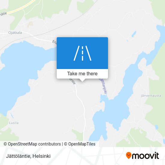 Jättöläntie map