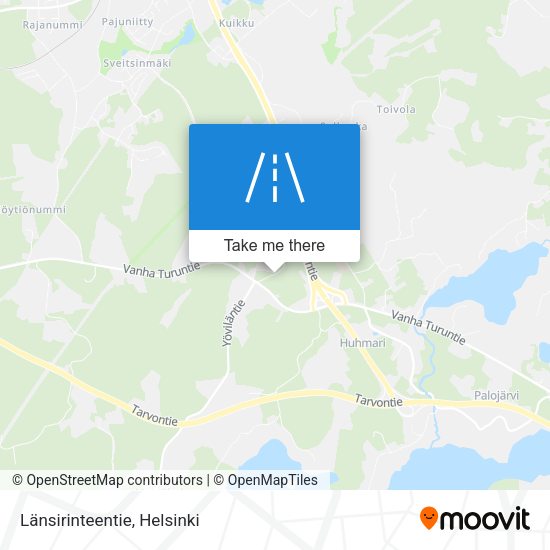 Länsirinteentie map