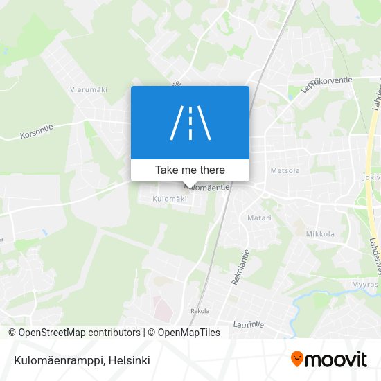 Kulomäenramppi map