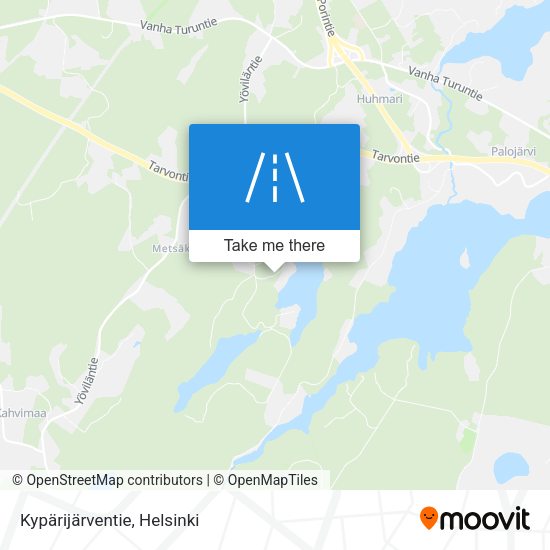 Kypärijärventie map