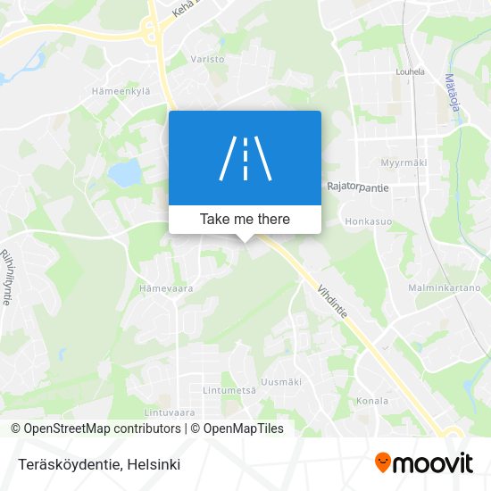 Teräsköydentie map