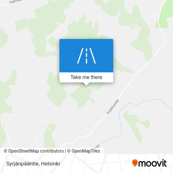 Syrjänpääntie map