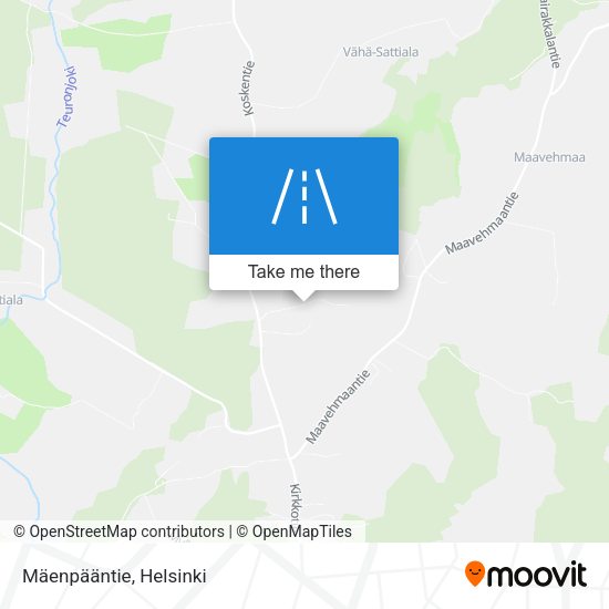Mäenpääntie map