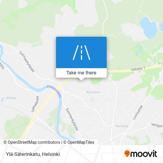 Ylä-Säterinkatu map