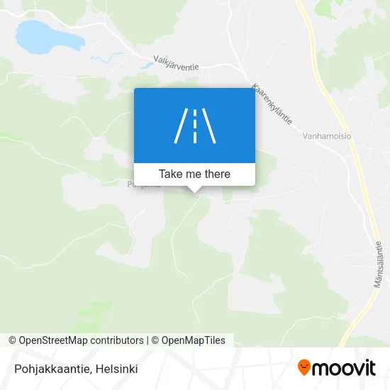 Pohjakkaantie map