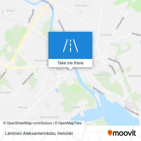 Läntinen Aleksanterinkatu map