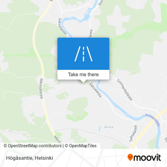 Högåsantie map