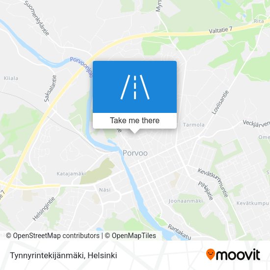 Tynnyrintekijänmäki map