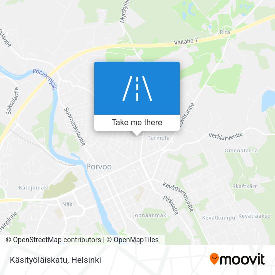 Käsityöläiskatu map