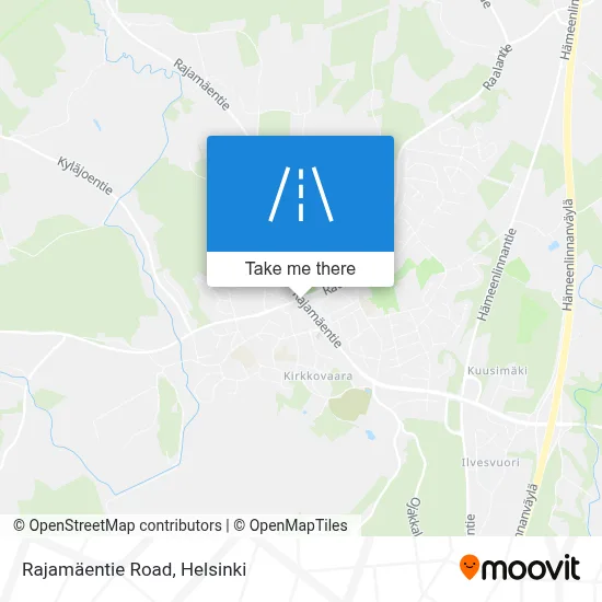 Rajamäentie Road map