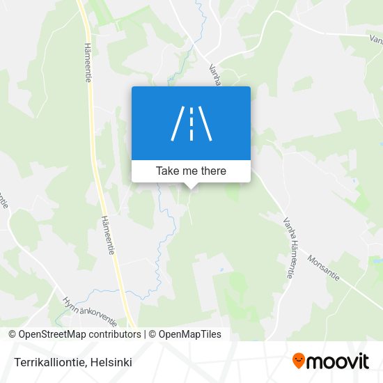 Terrikalliontie map