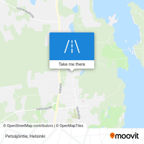 Petsäjöntie map