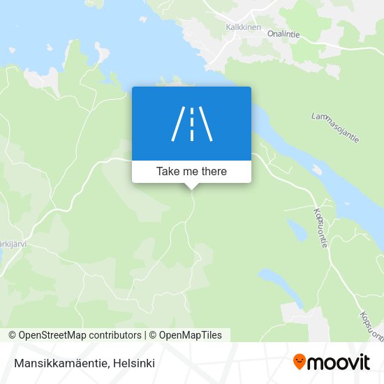Mansikkamäentie map