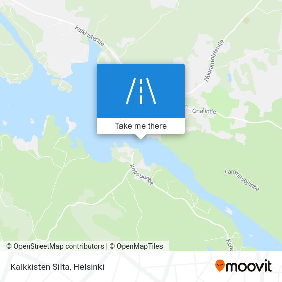 Kalkkisten Silta map