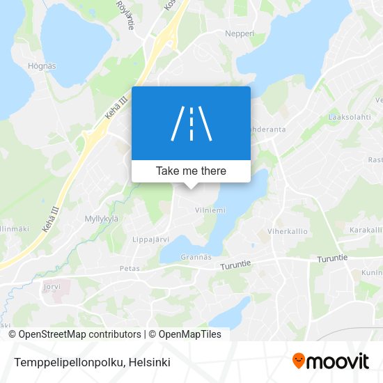 Temppelipellonpolku map