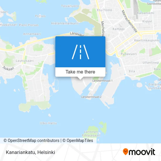 Kanariankatu map