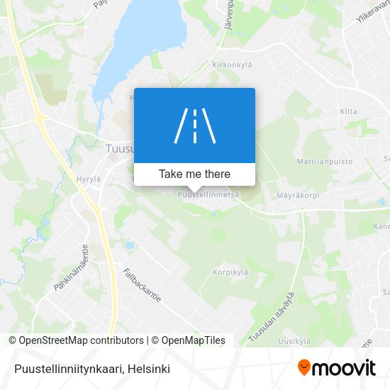 Puustellinniitynkaari map