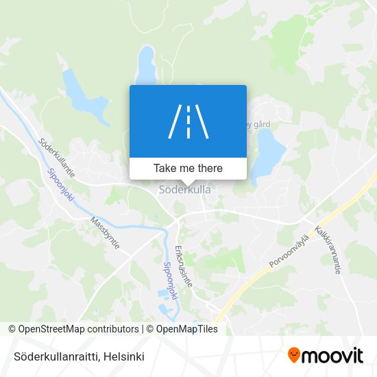 Söderkullanraitti map