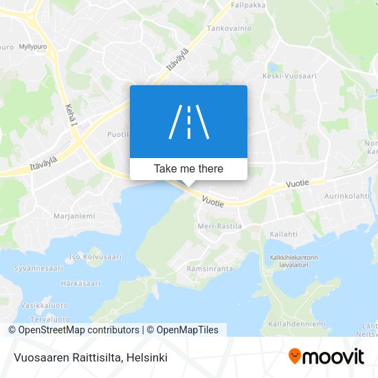 Vuosaaren Raittisilta map