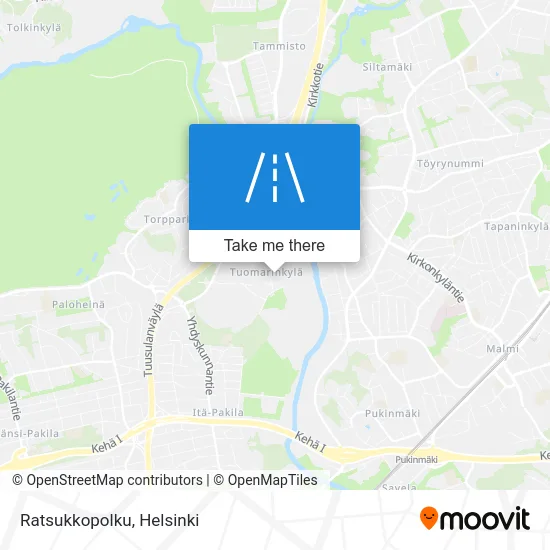 Ratsukkopolku map
