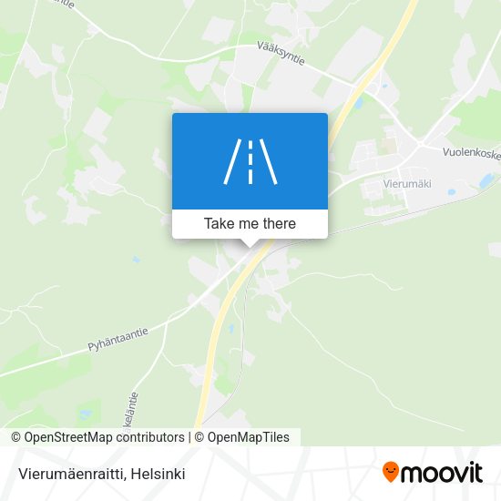 Vierumäenraitti map