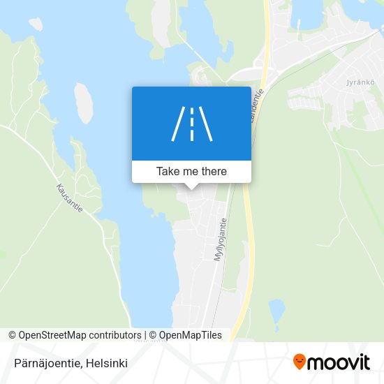 Pärnäjoentie map