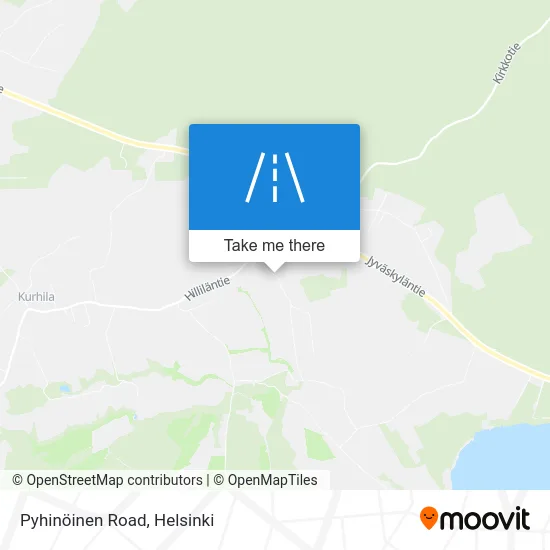 Pyhinöinen Road map