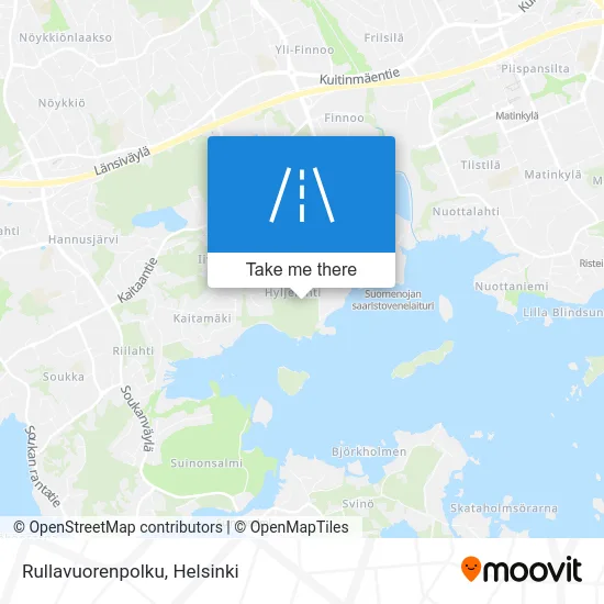 Rullavuorenpolku map