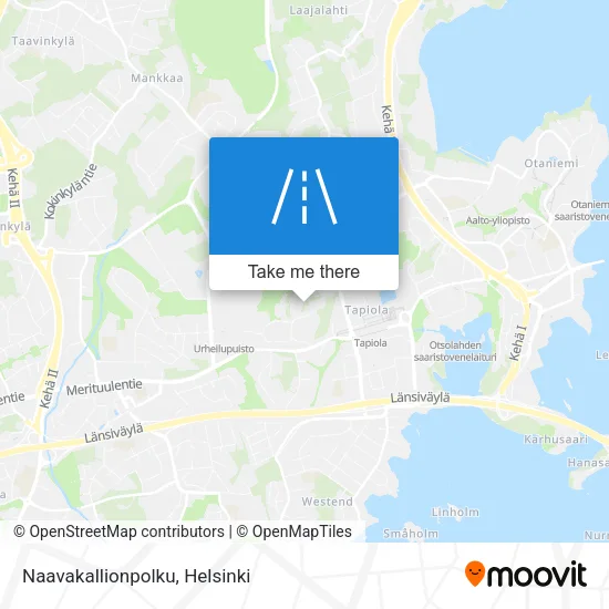 Naavakallionpolku map