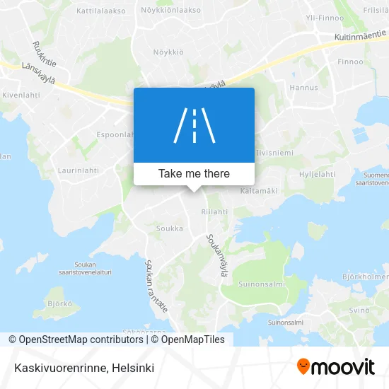 Kaskivuorenrinne map