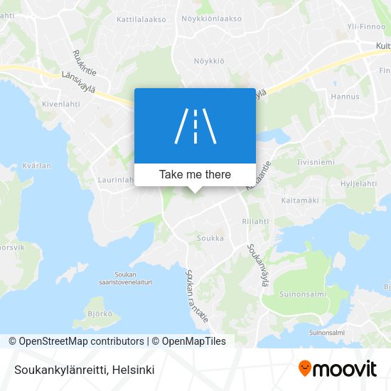 Soukankylänreitti map