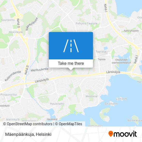 Mäenpäänkuja map