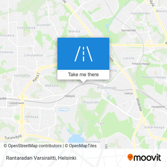 Rantaradan Varsiraitti map