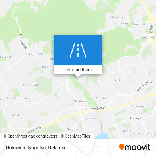 Holmanniitynpolku map