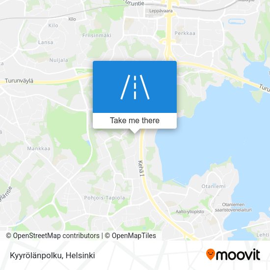 Kyyrölänpolku map