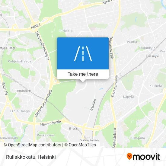 Rullakkokatu Street map