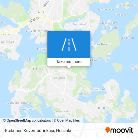 Eteläinen Kuvernöörinkuja map