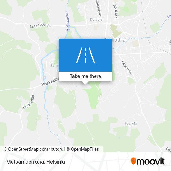 Metsämäenkuja map