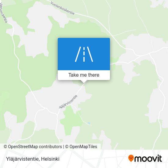 Yläjärvistentie map