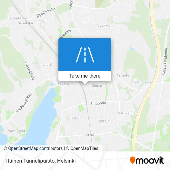 Itäinen Tunnelipuisto map