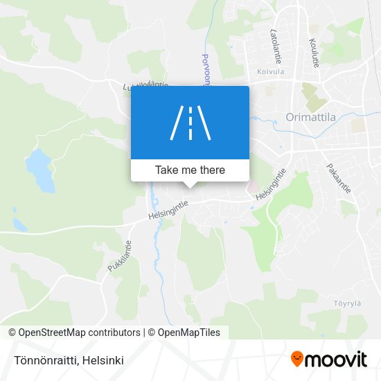 Tönnönraitti map