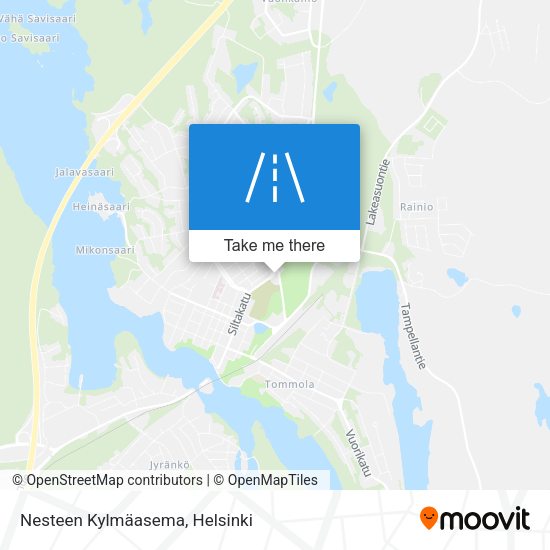 Nesteen Kylmäasema map