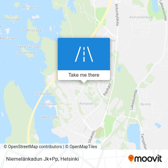 Niemelänkadun Jk+Pp map