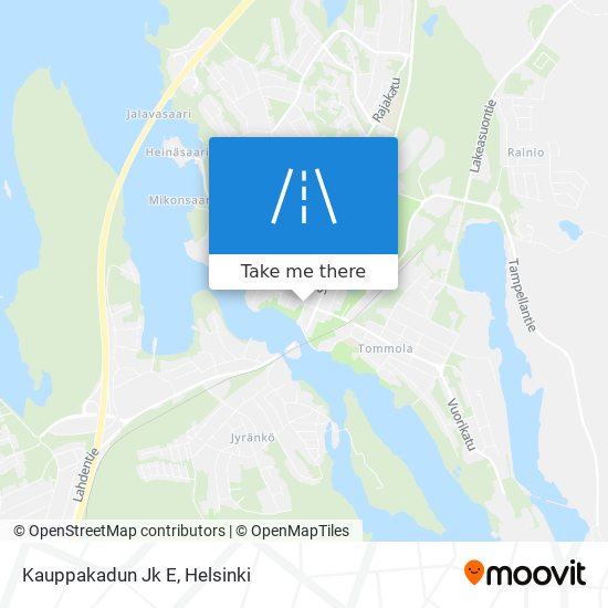 Kauppakadun Jk E map